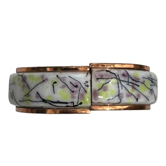 Matisse Renoir Hinged Bangle Vintage Bracelet - Picture 1 of 5